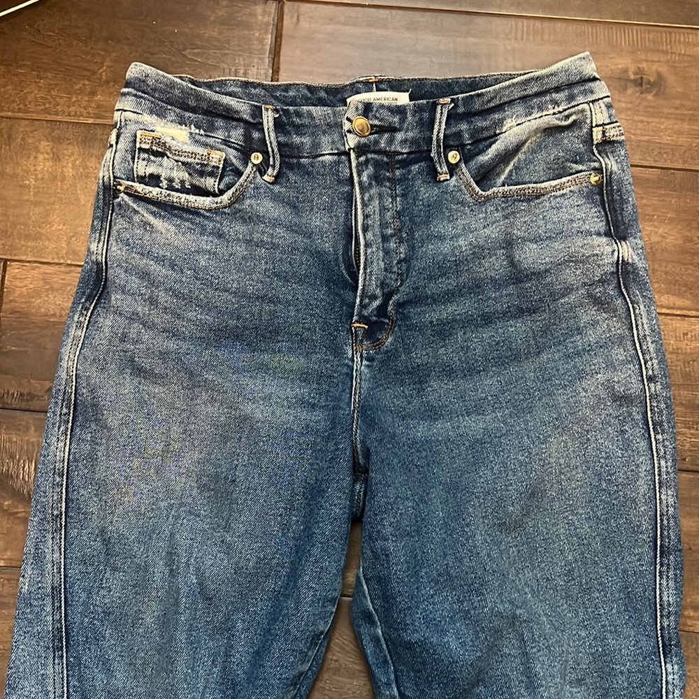 Good American wide leg jeans. Size 8/29